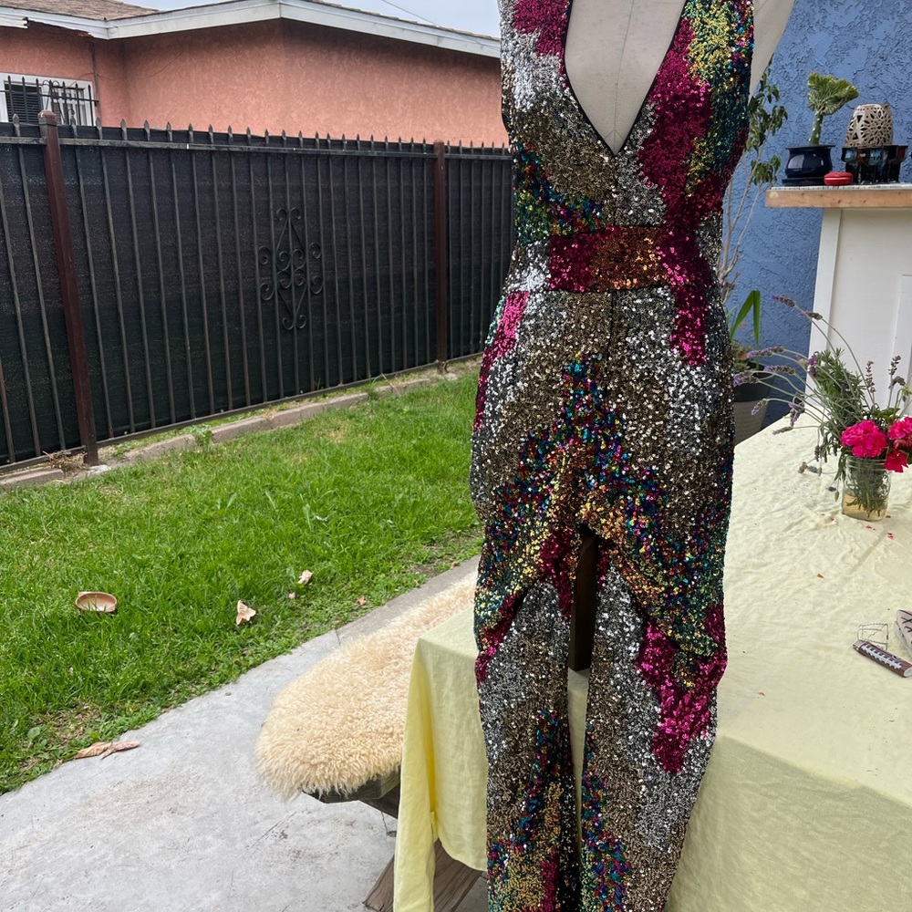 Sequin Multicolor Jumpsuit